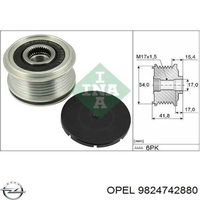 Генератор A002TV0781ZE Mitsubishi