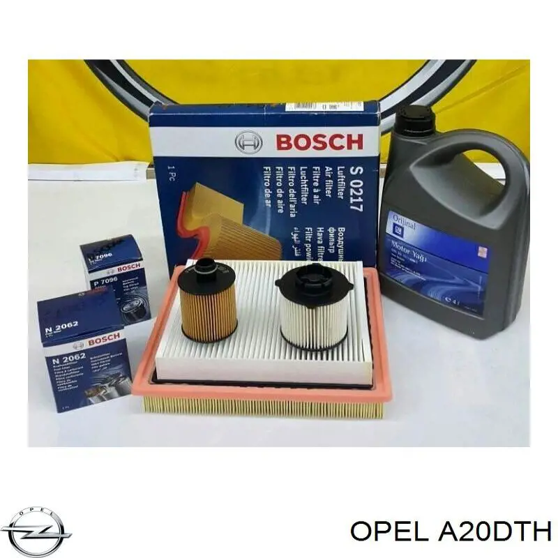 Motor montado A20DTH Opel