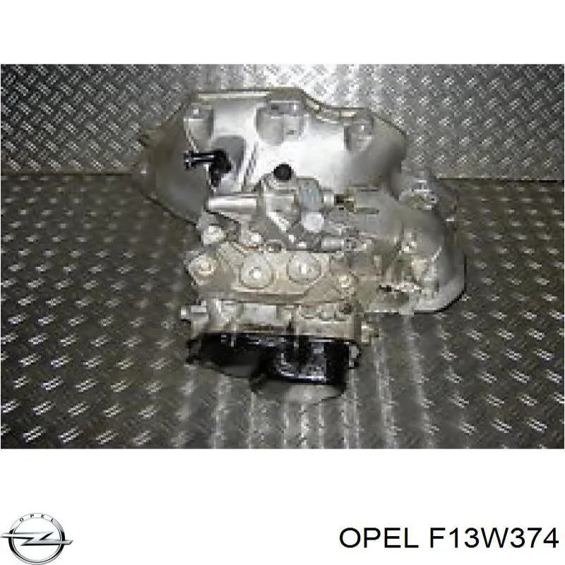 F13W374 Opel caixa de mudança montada (caixa mecânica de velocidades)