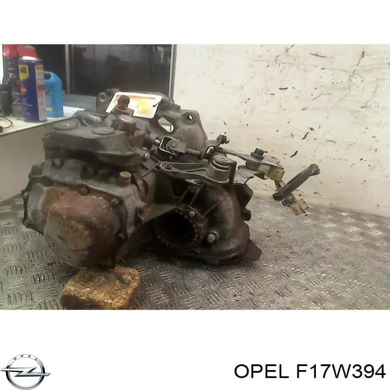 F17W394 Opel caixa de mudança montada (caixa mecânica de velocidades)