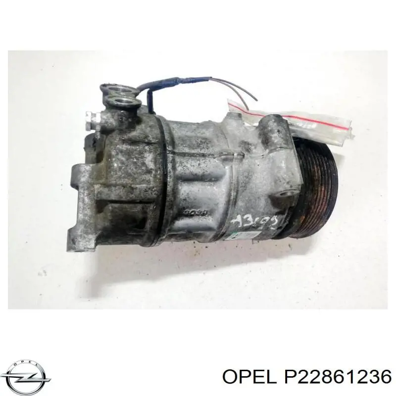 Компрессор системы кондиционирования Opel P22861236 цена, от 121.61 USD