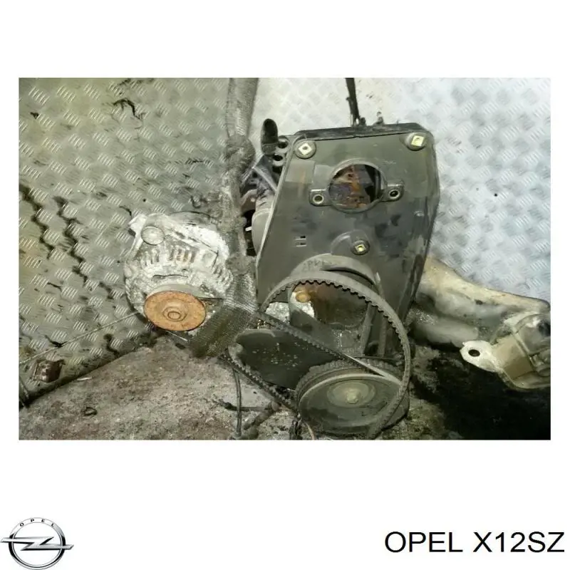 X12SZ Opel motor montado