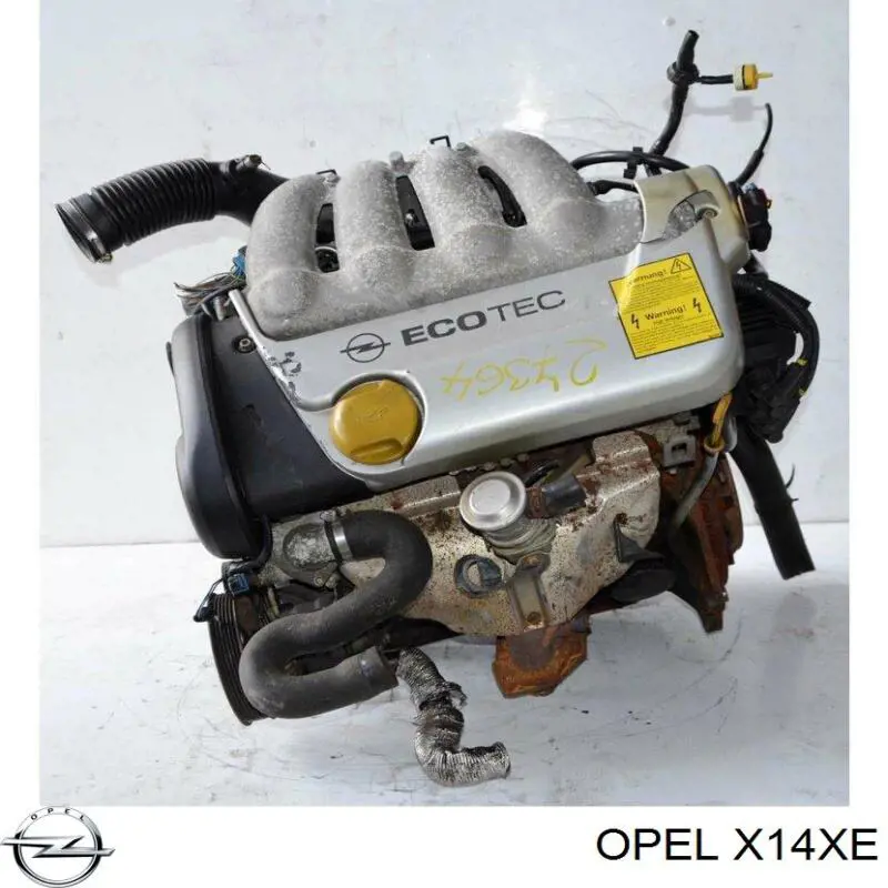 Двигатель в сборе на Opel Astra F 