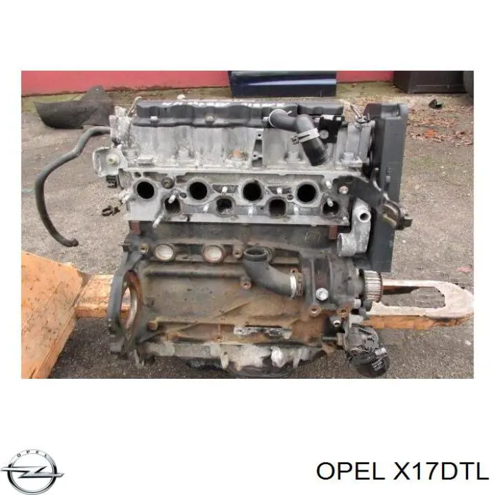 Двигатель в сборе на Opel Astra F 