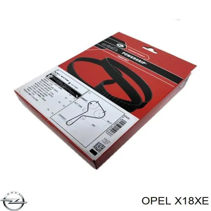 X18XE Opel motor montado