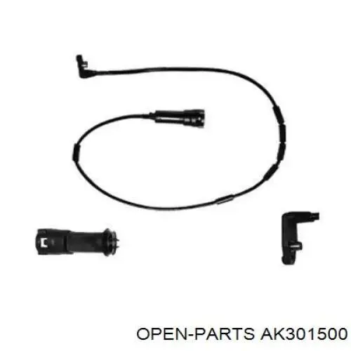 Датчик износа тормозных колодок передний AK301500 Open Parts