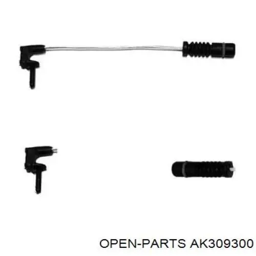 Датчик износа тормозных колодок задний AK309300 Open Parts