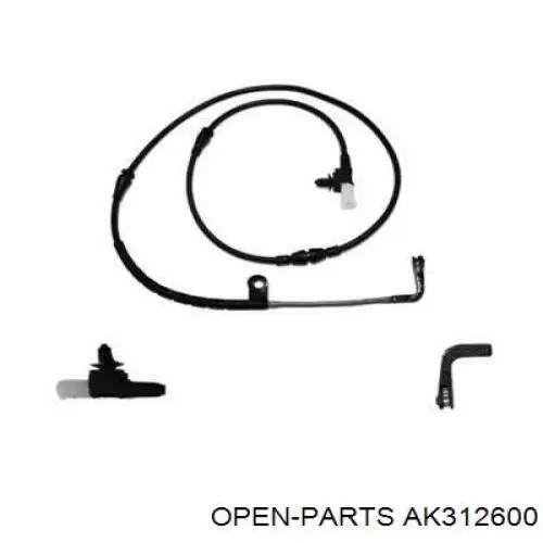 Датчик износа тормозных колодок задний AK312600 Open Parts