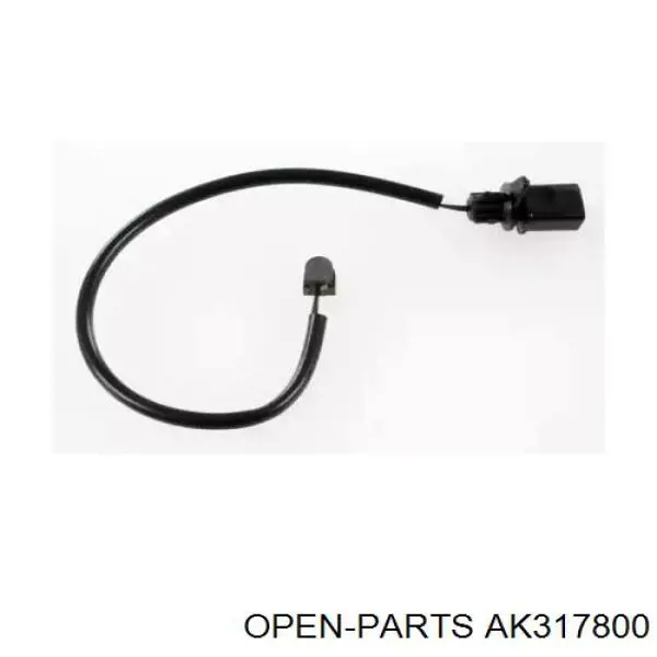 AK317800 Open Parts sensor dianteiro de desgaste das sapatas do freio