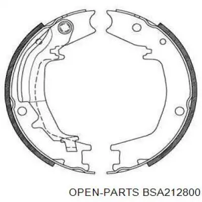 Задние барабанные колодки BSA212800 Open Parts