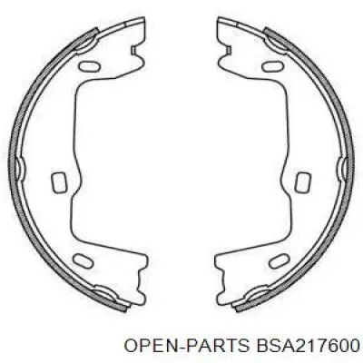 Колодки ручника BSA217600 Open Parts