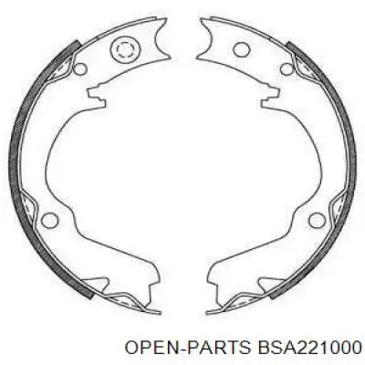 Колодки ручника BSA221000 Open Parts