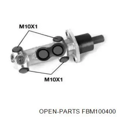 Цилиндр тормозной главный FBM100400 Open Parts