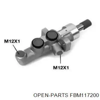 Цилиндр тормозной главный FBM117200 Open Parts