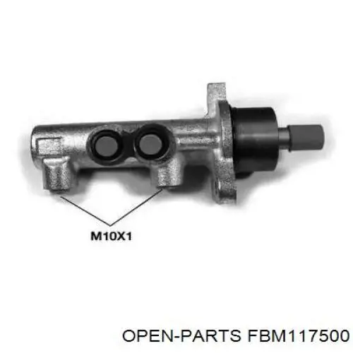 Цилиндр тормозной главный FBM117500 Open Parts