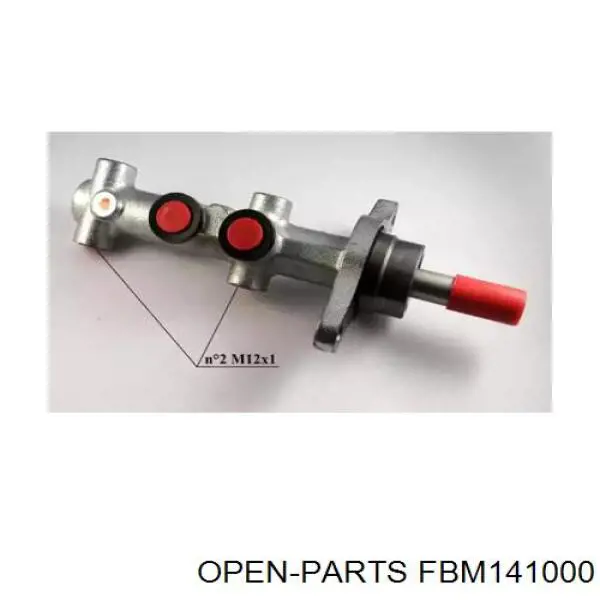 Цилиндр тормозной главный FBM141000 Open Parts