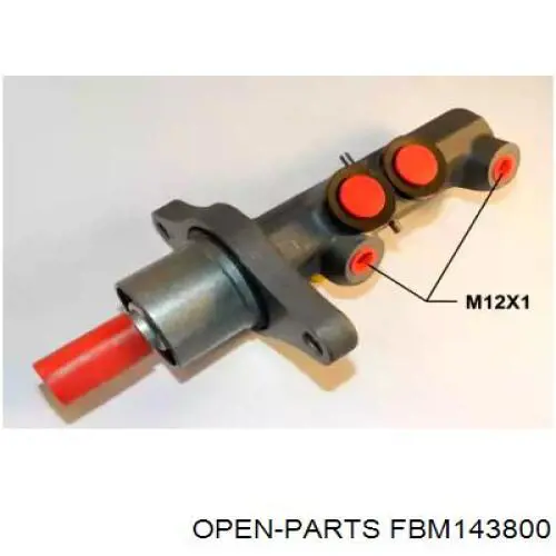 Цилиндр тормозной главный FBM143800 Open Parts