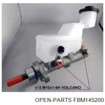 Цилиндр тормозной главный FBM145200 Open Parts