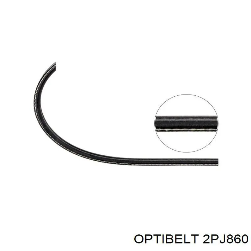 Клиновый ремень Optibelt 2PJ860 цена, от 4.07 USD