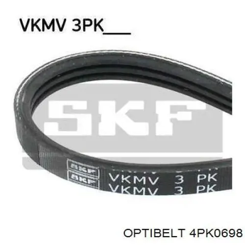 Купить 4PK0698 Optibelt Ремень генератора