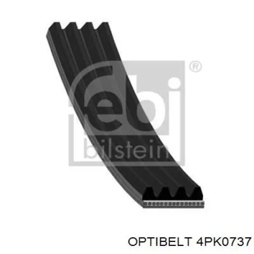 Клиновый ремень Optibelt 4PK0737 цена, от 4.88 USD