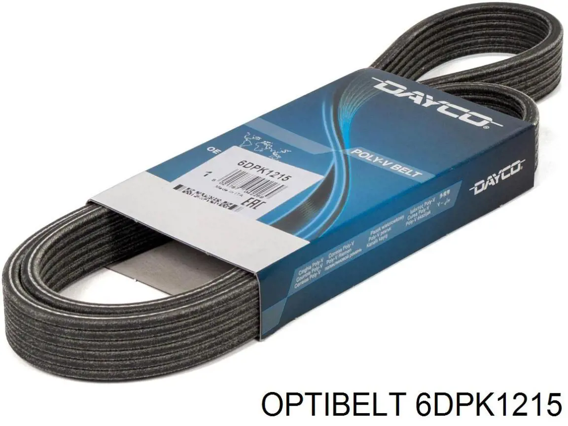 Correa trapezoidal 6DPK1215 Optibelt