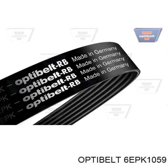 Ремень генератора 6EPK1059 Optibelt