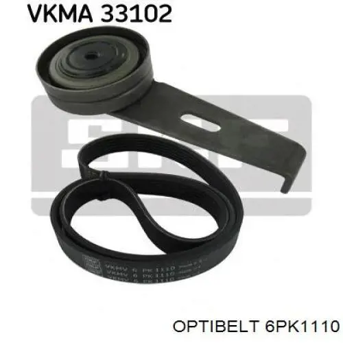 Клиновый ремень Optibelt 6PK1110 цена, от 9.54 USD