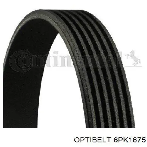 6PK1675 Optibelt ремень генератора