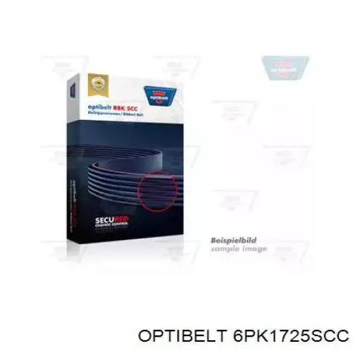 Ремень генератора 6PK1725SCC Optibelt