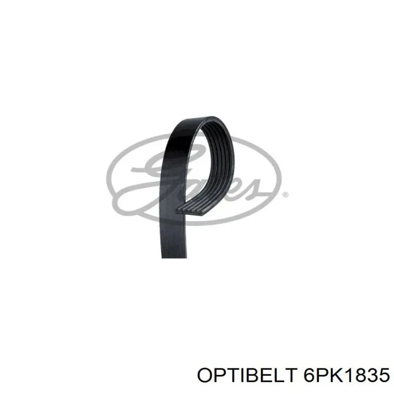 Ремень генератора 6PK1835 Optibelt