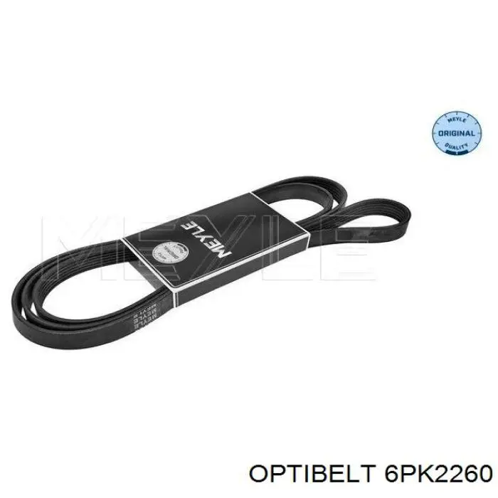 Correa trapezoidal 6PK2260 Optibelt