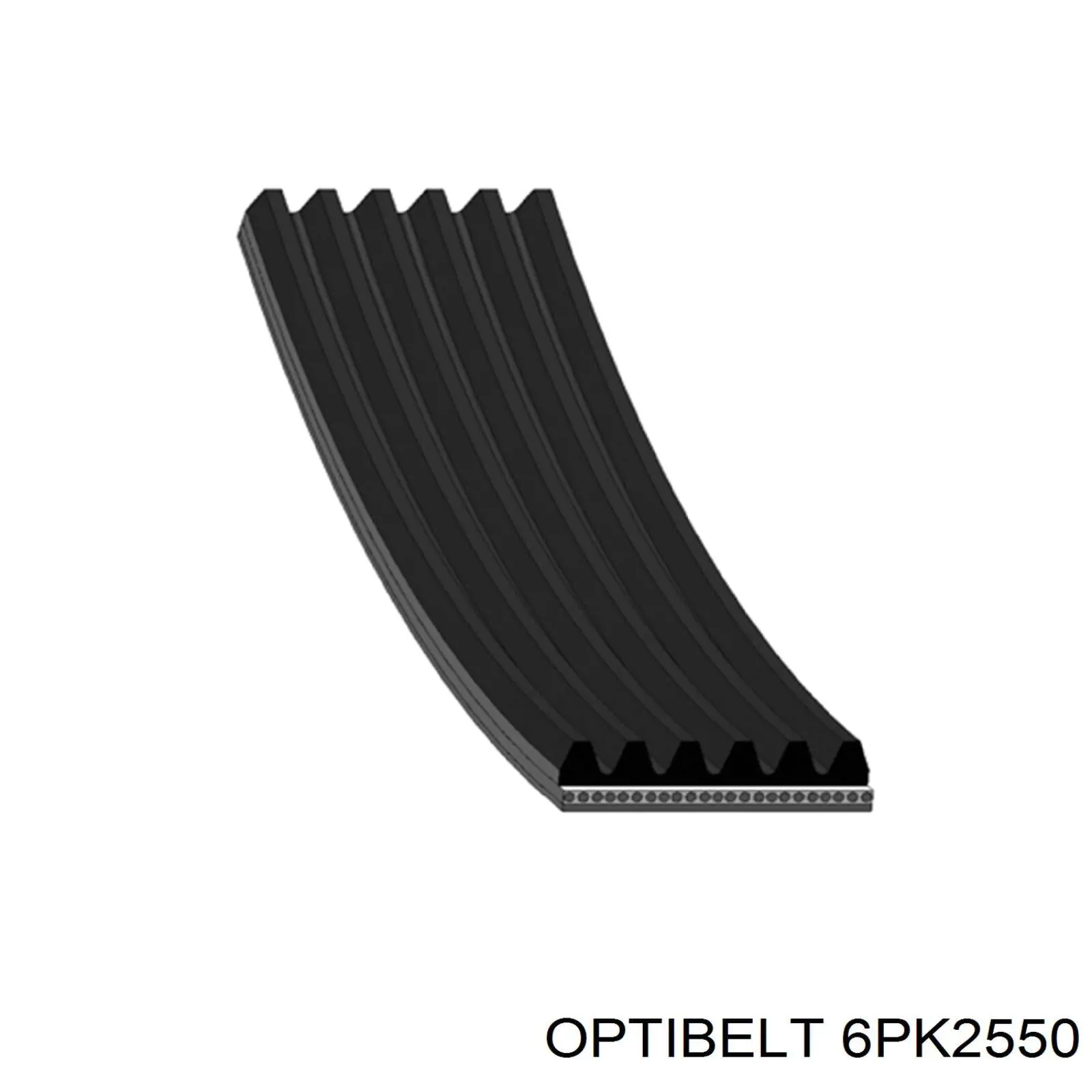 Ремень генератора 6PK2550 Optibelt