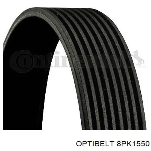 Ремень генератора 8PK1550 Optibelt