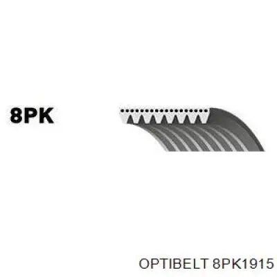 Ремень генератора 8PK1915 Optibelt