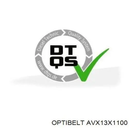AVX13X1100 Optibelt ремень генератора
