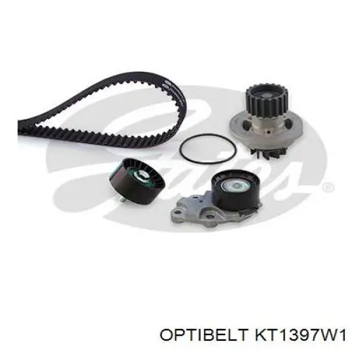 Комплект ремня ГРМ KT1397W1 Optibelt