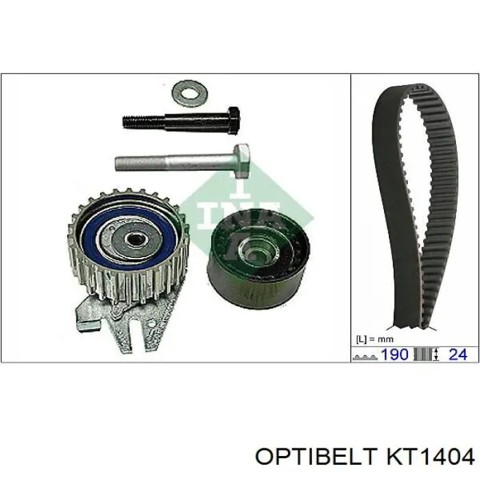 Комплект ремня ГРМ KT1404 Optibelt