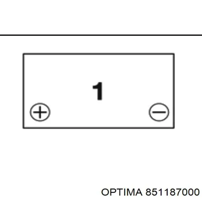 Купить Аккумулятор Optima 75 А/ч (851187000)