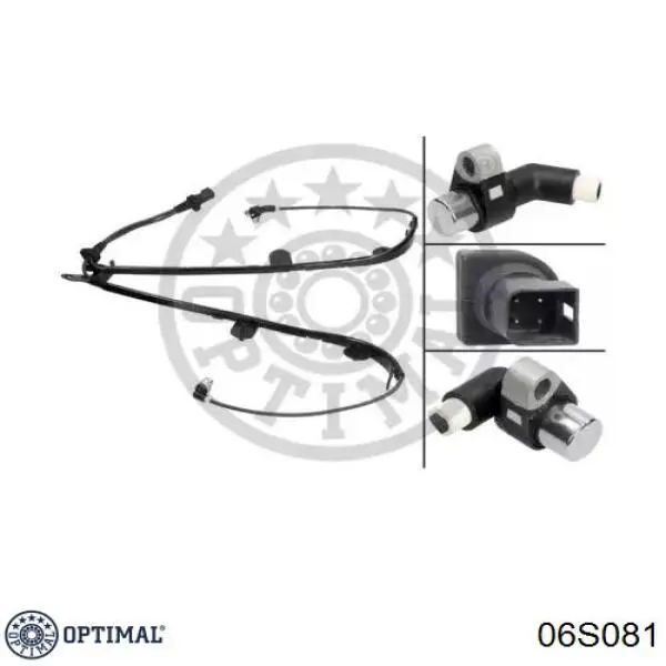 Датчик АБС (ABS) задний 06S081 Optimal