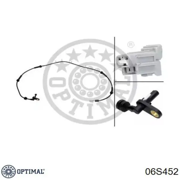 Датчик АБС (ABS) передний правый 06S452 Optimal