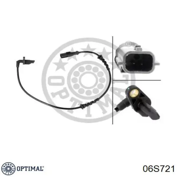 06-S721 Optimal sensor abs traseiro direito