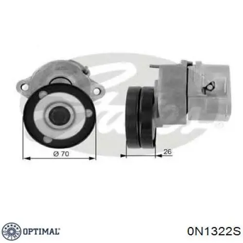 Натяжной ролик 0N1322S Optimal