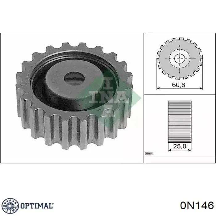 Ролик ремня ГРМ, паразитный Renault (RVI) 7700875305
