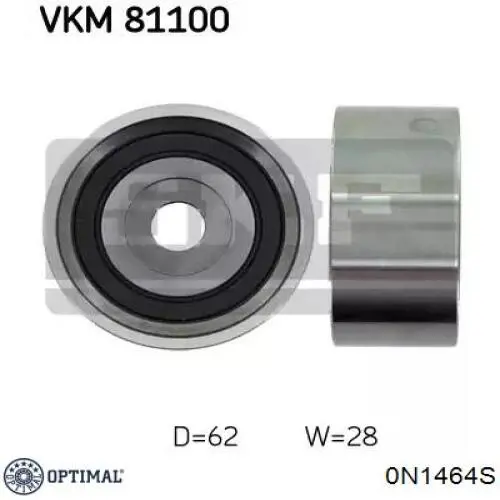 Натяжной ролик Optimal 0N1464S цена, от 9.84 USD