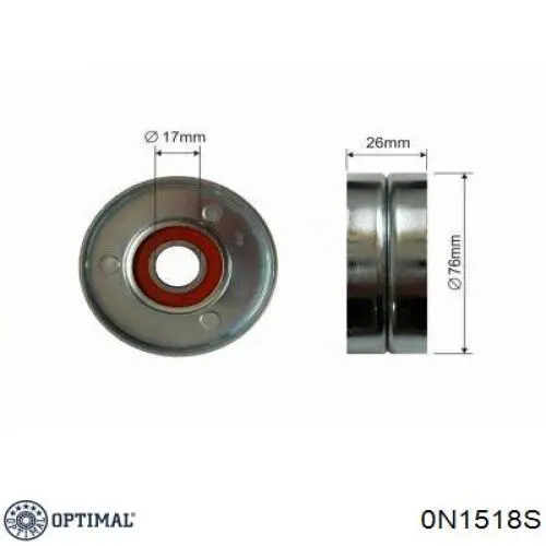 Купить 0N1518S Optimal Натяжной ролик