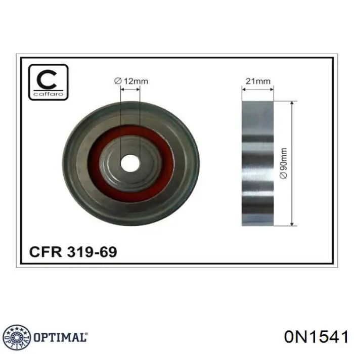 Купить 0N1541 Optimal Натяжной ролик