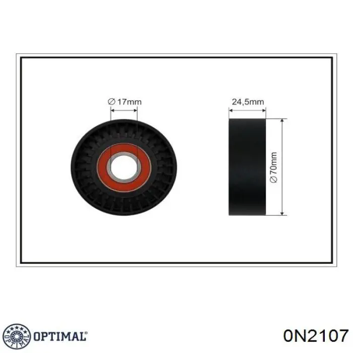 Натяжитель приводного ремня 0N2107 Optimal