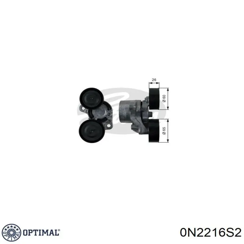 Натяжной ролик 0N2216S2 Optimal