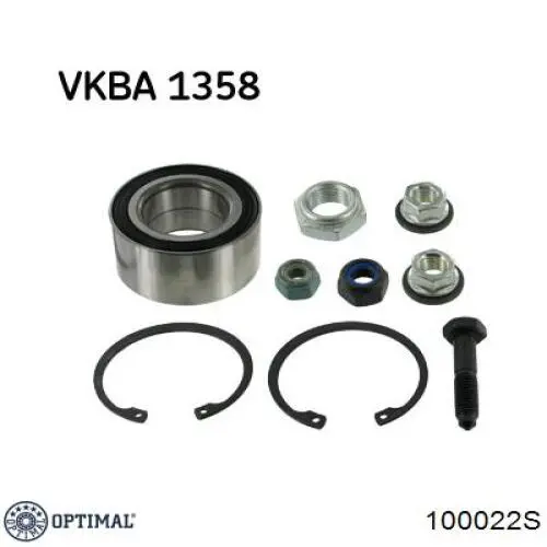 Комплект подшипника ступицы колеса Optimal 100022S цена, от 11.63 USD
